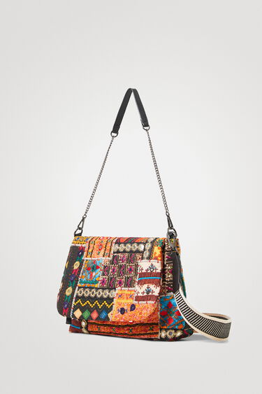 Sac à bandoulière toile boho | Desigual