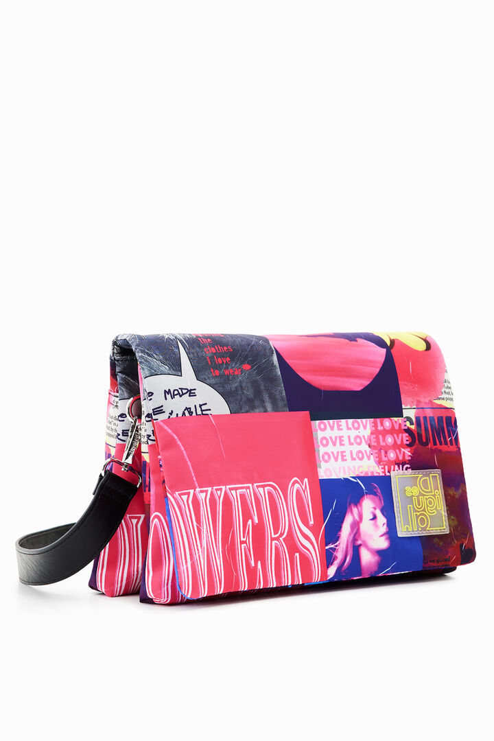 Midsize collage crossbody bag | Desigual