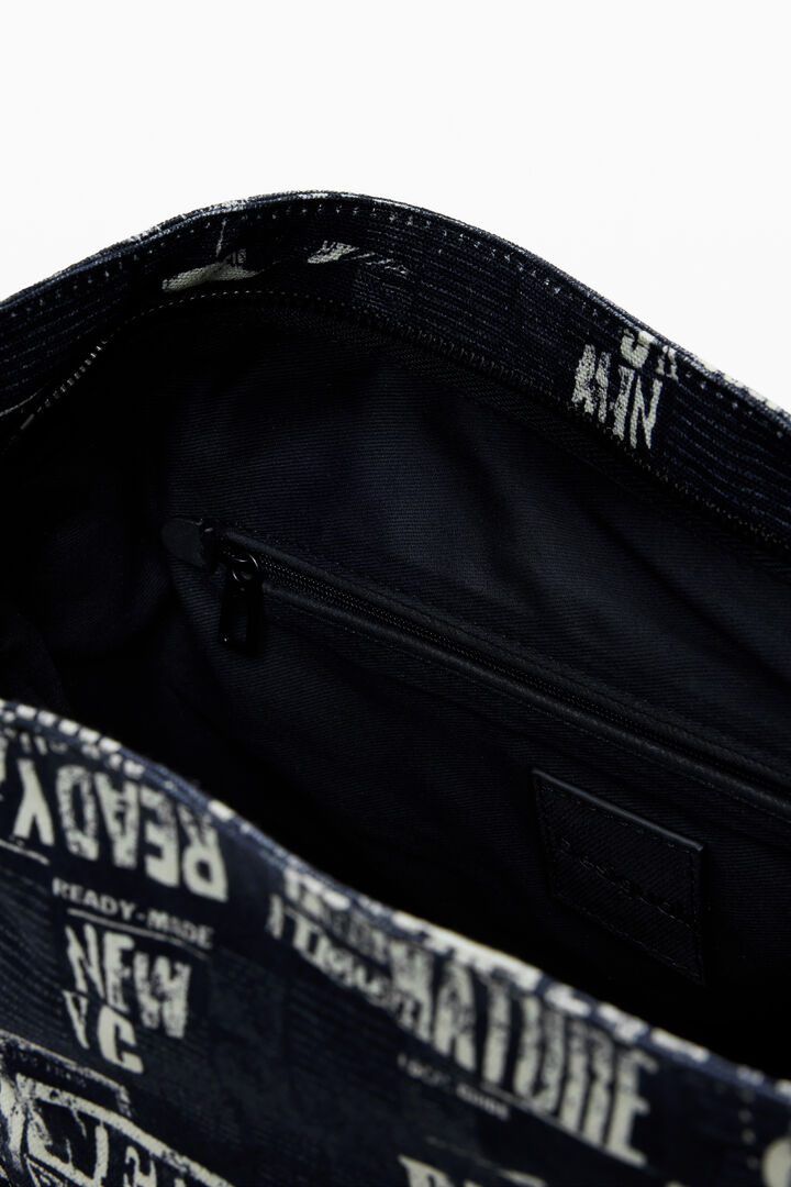 Medium newspaper shoulder bag | Desigual