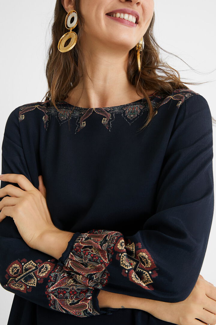 Vestido corto boho | Desigual