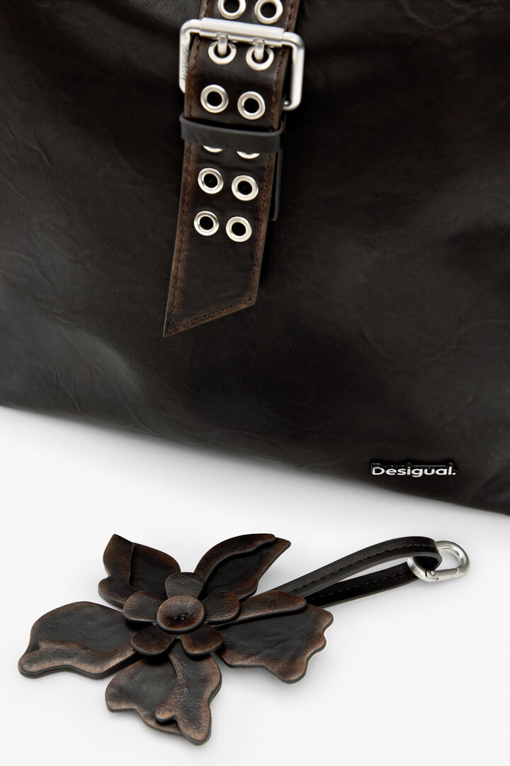 Small backpack with flower appliqués | Desigual