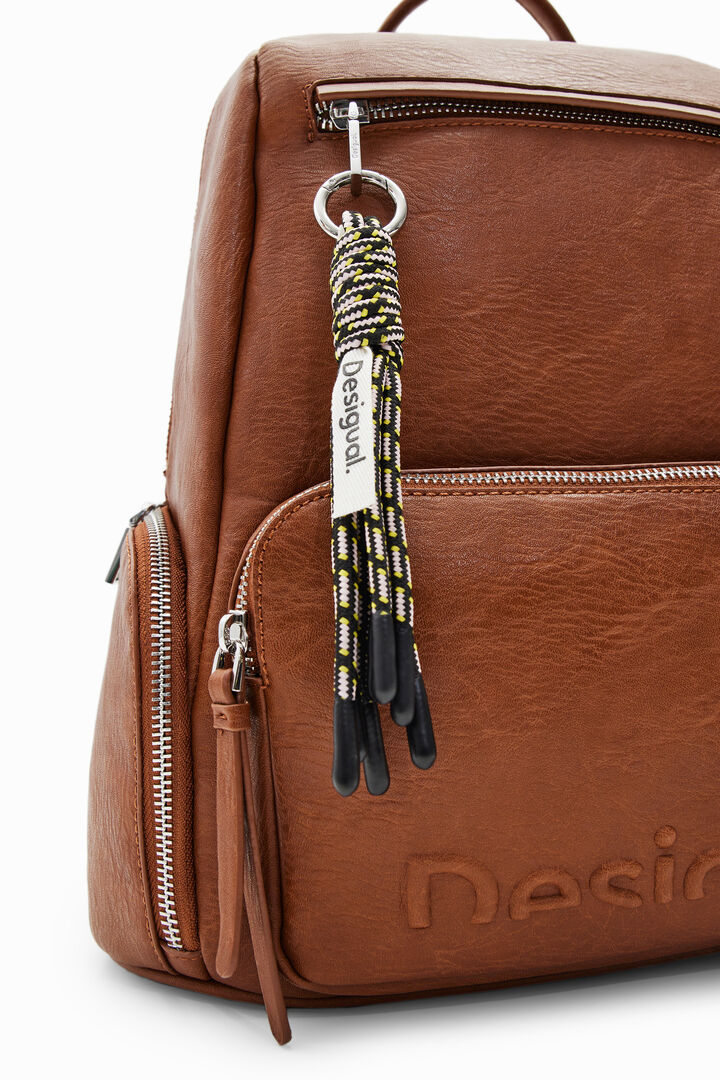 Midsize half-logo backpack | Desigual