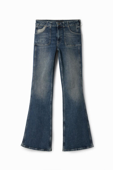 Zvončaste jeans hlače | Desigual