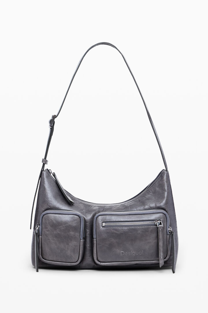 Bolso de pele com bolsos | Desigual