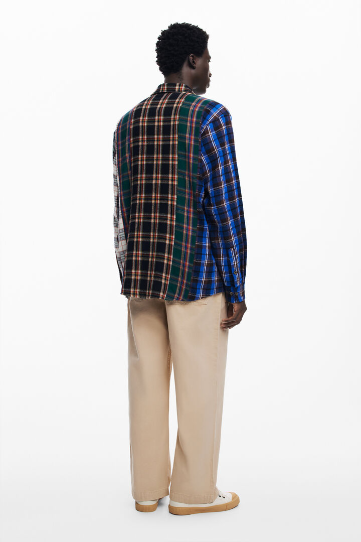 Patchwork check shirt | Desigual