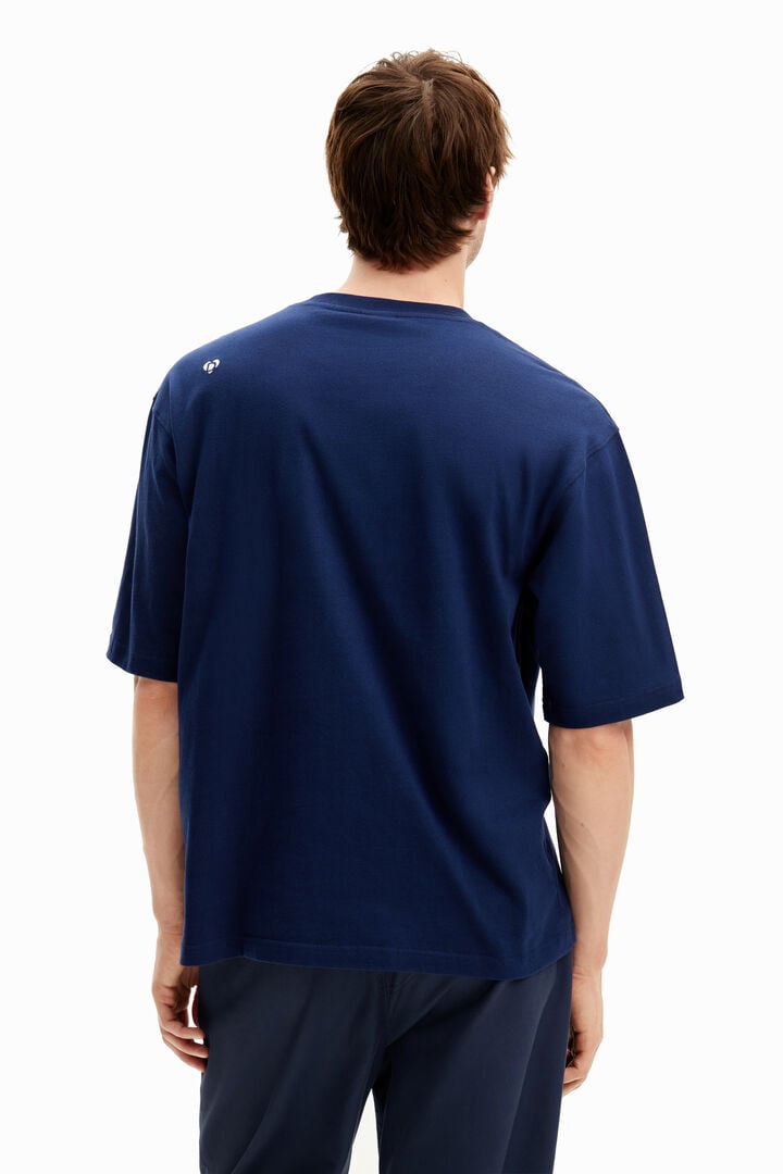 T-shirt with central patch | Desigual