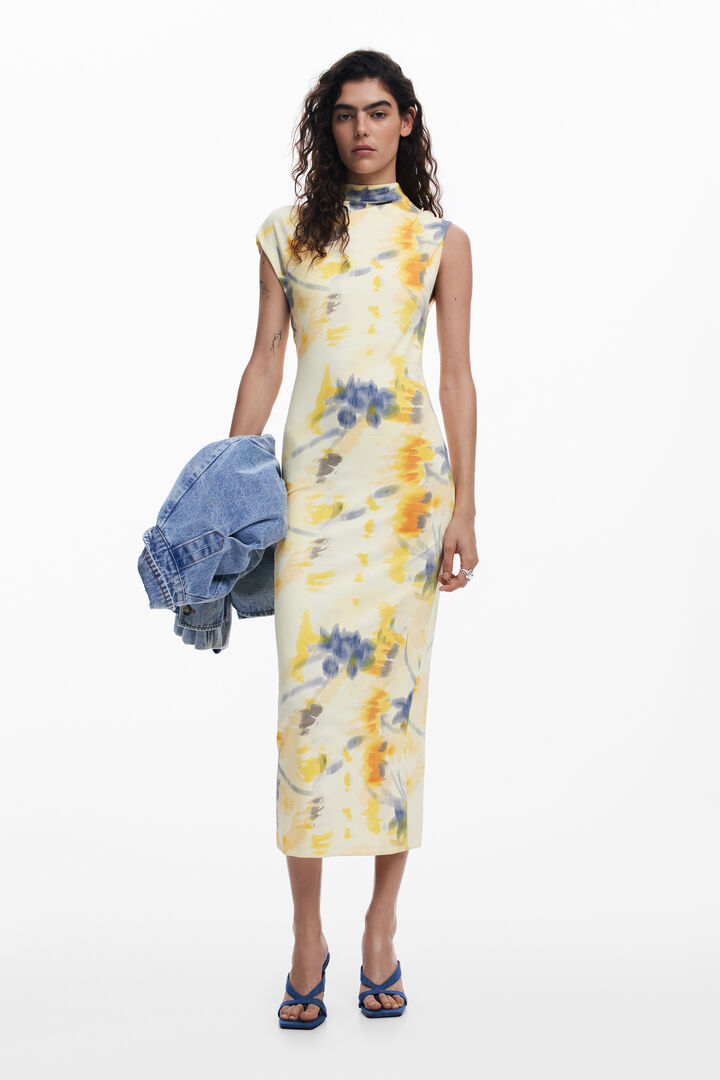 Floral tube dress | Desigual