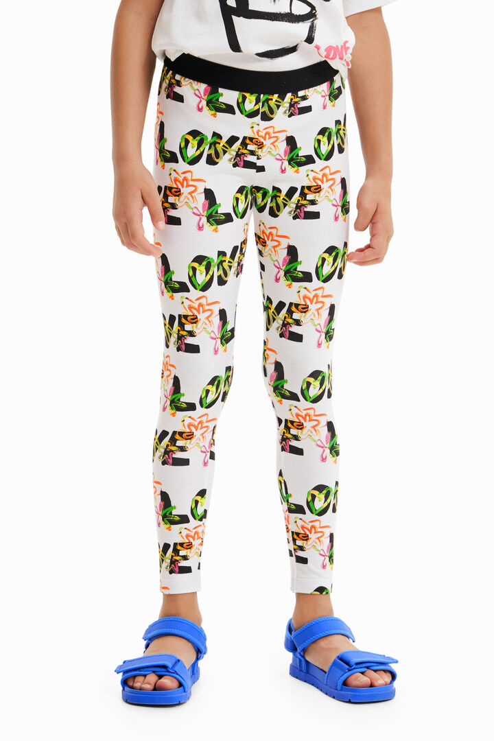 Leggings flors Love | Desigual