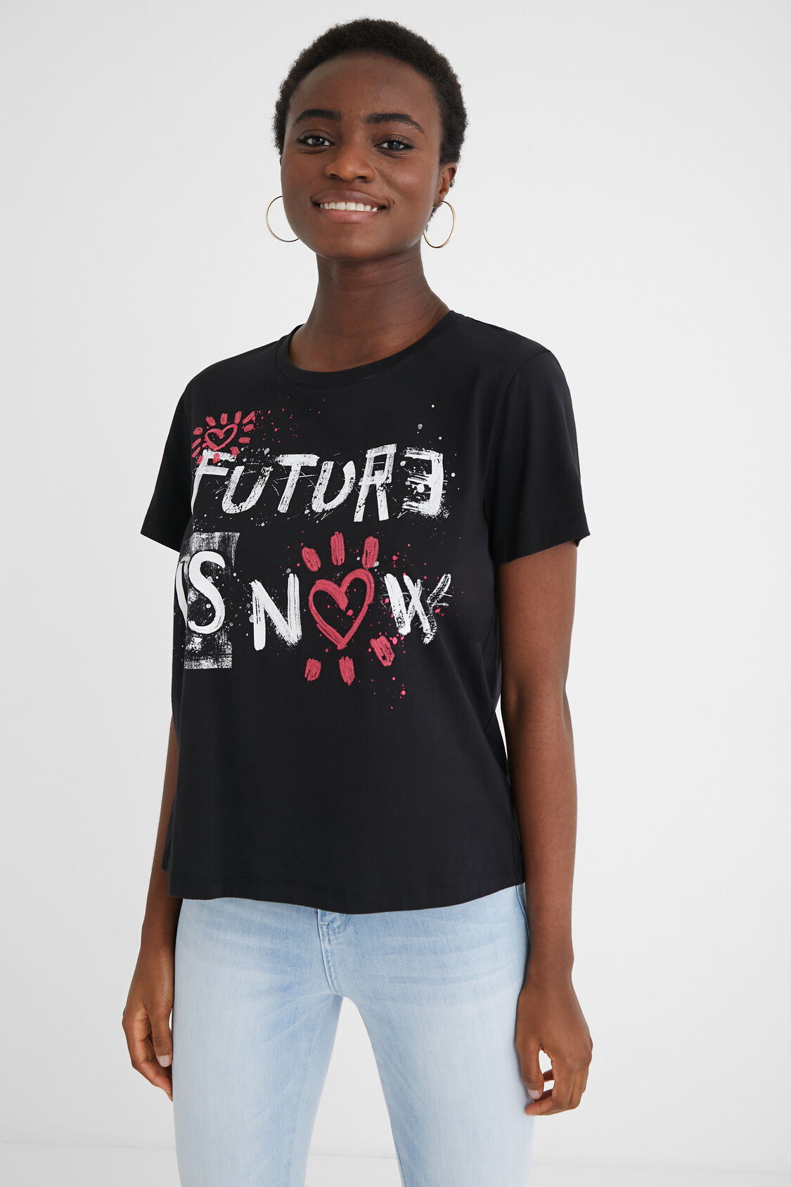 100 コットン ハートtシャツ Desigual Com 100 コットン ハートtシャツ Desigual Com