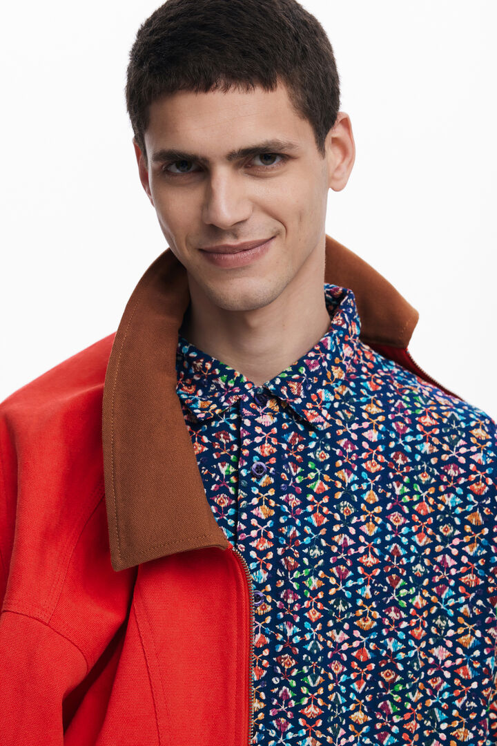 Ethnic short-sleeve shirt | Desigual