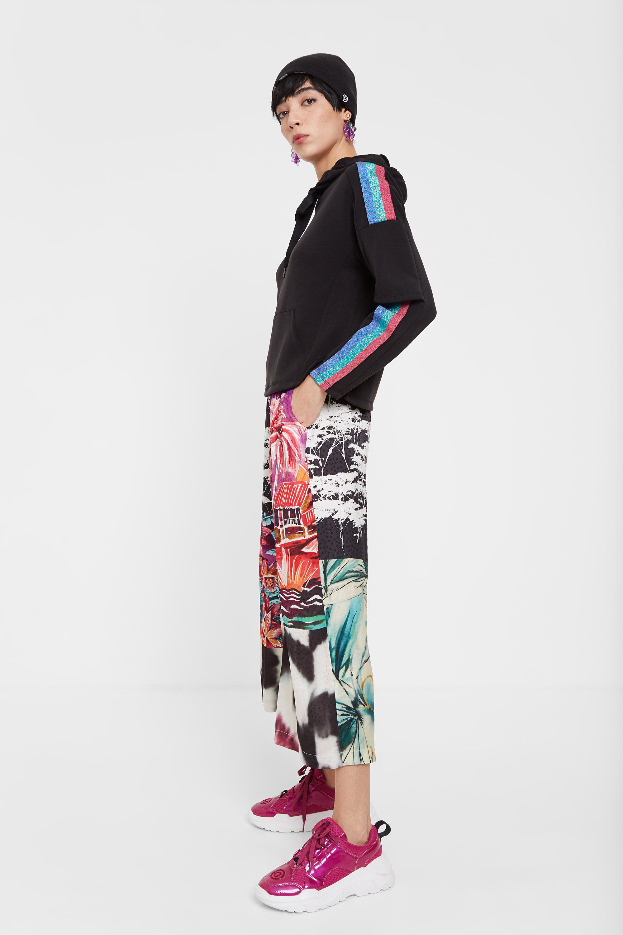 chaqueta biker desigual mujer banda elastica chaqueta biker desigual mujer banda elastica