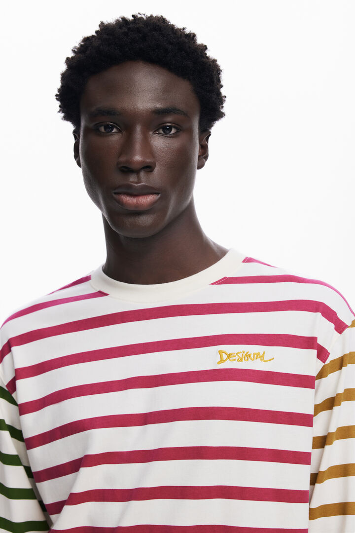 Multicolor striped T-shirt | Desigual