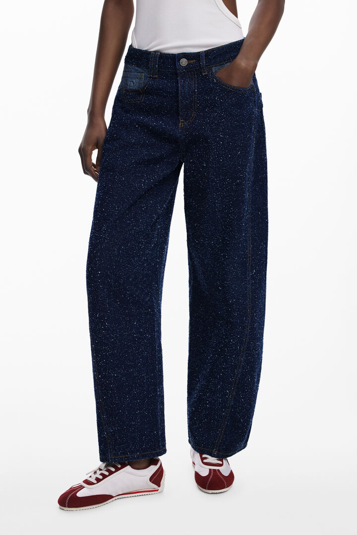Two-tone denim trousers | Desigual