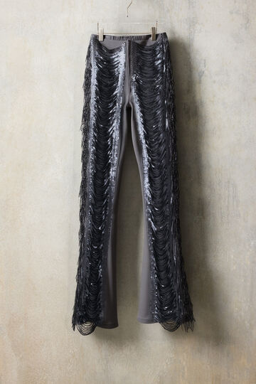 Sequin strap trousers | Desigual