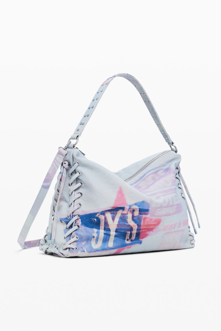 Medium printed shoulder bag | Desigual