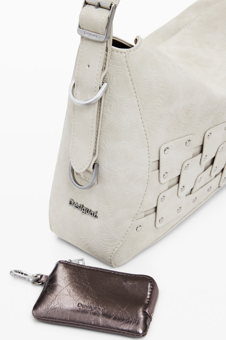 Střední patch kabelka s cvočky | Desigual