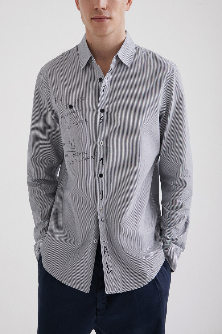 Long-sleeve symbol shirt | Desigual