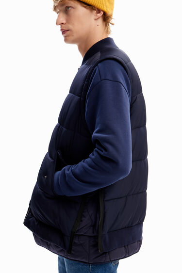 Bomber enconxada desmuntable | Desigual