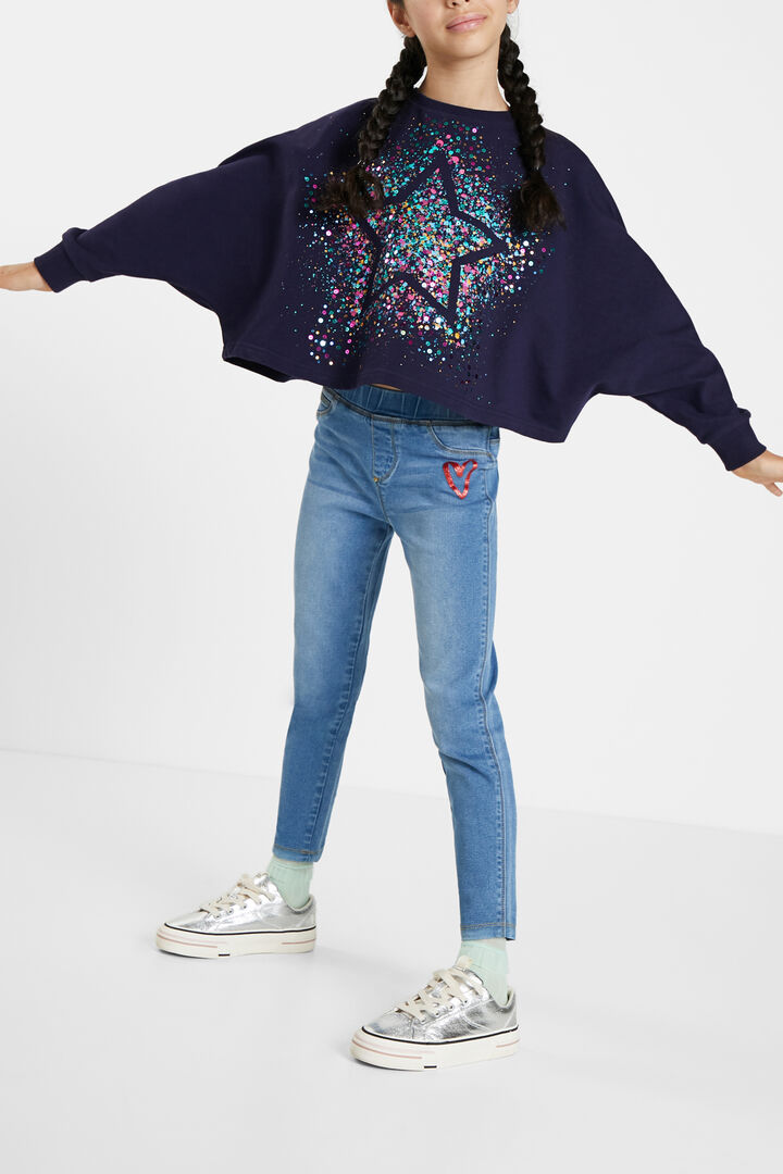 Sudadera oversize estrella | Desigual
