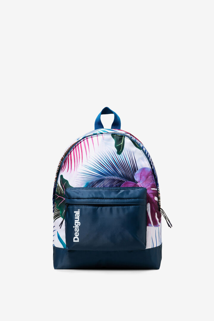 Tropical Print Backpack Bio Patching | Desigual