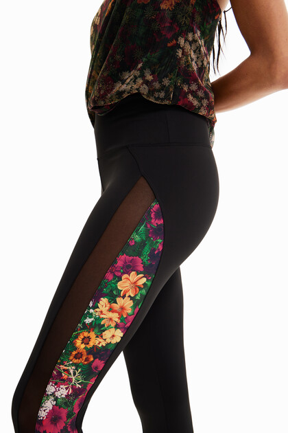 Slim floral leggings