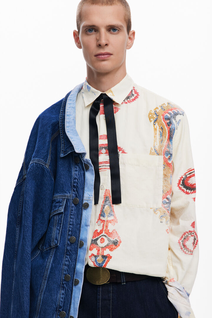 Ethnic long-sleeve shirt | Desigual
