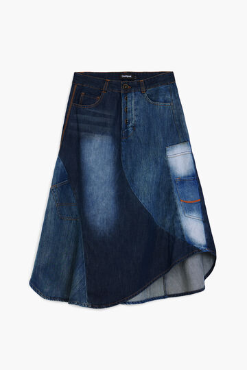 Patchwork denim skirt | Desigual