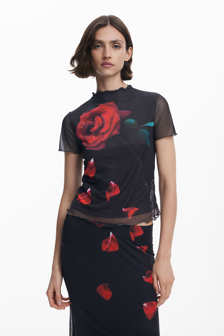 Tyler McGillivary flower T-shirt