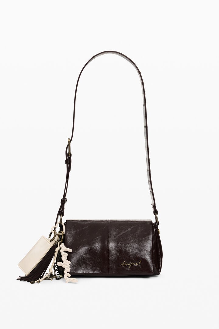 Small shiny crossbody bag