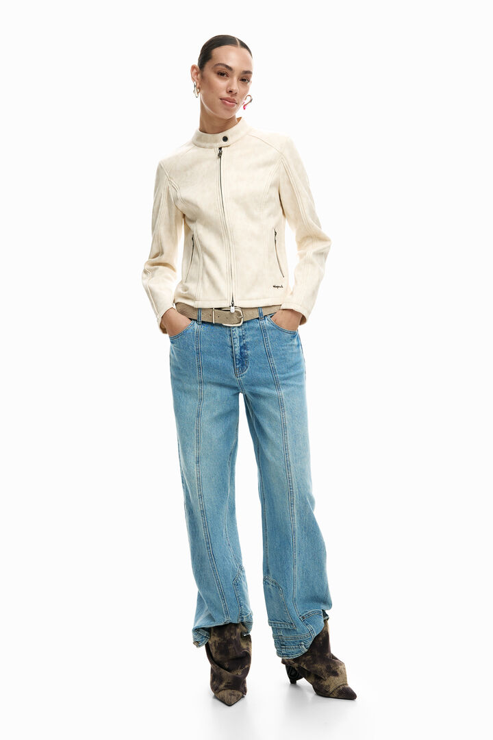 Faux leather jacket | Desigual