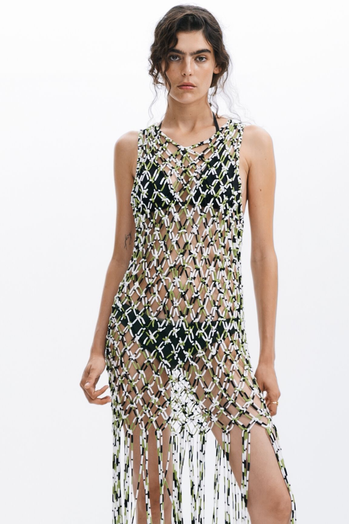 Mesh net dress sales
