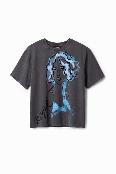 Girl illustration T-shirt | Desigual