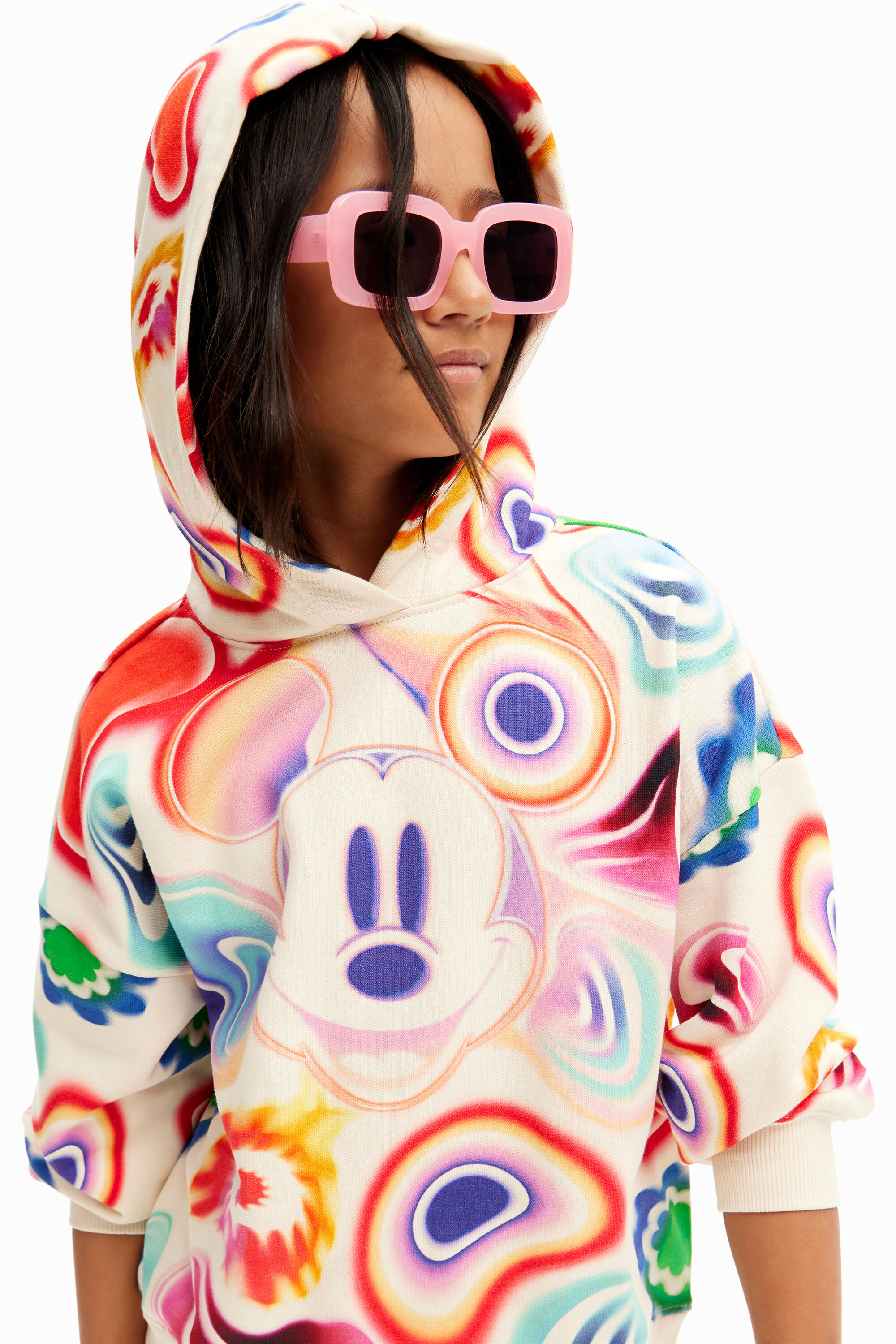 Desigual Oversize Mickey Mouse hoodie