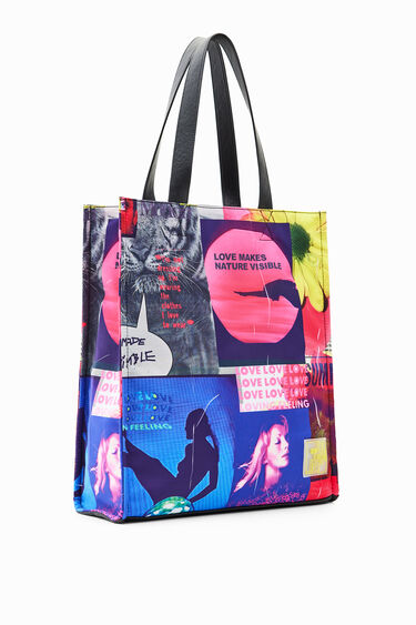 Grand sac shopper collage | Desigual