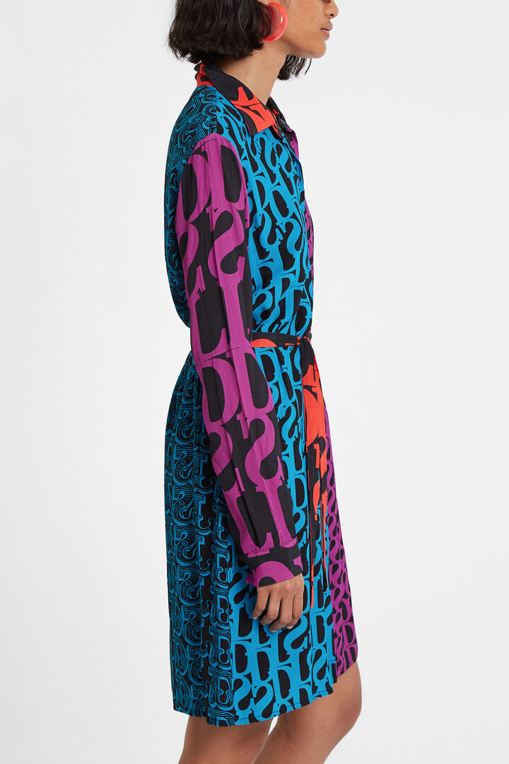 Logomania shirt dress Designed by M. Christian Lacroix | Desigual