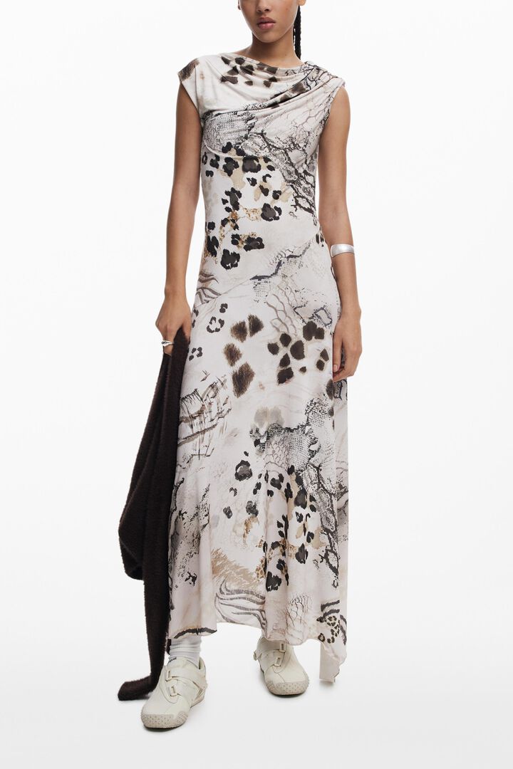 Animal print dress