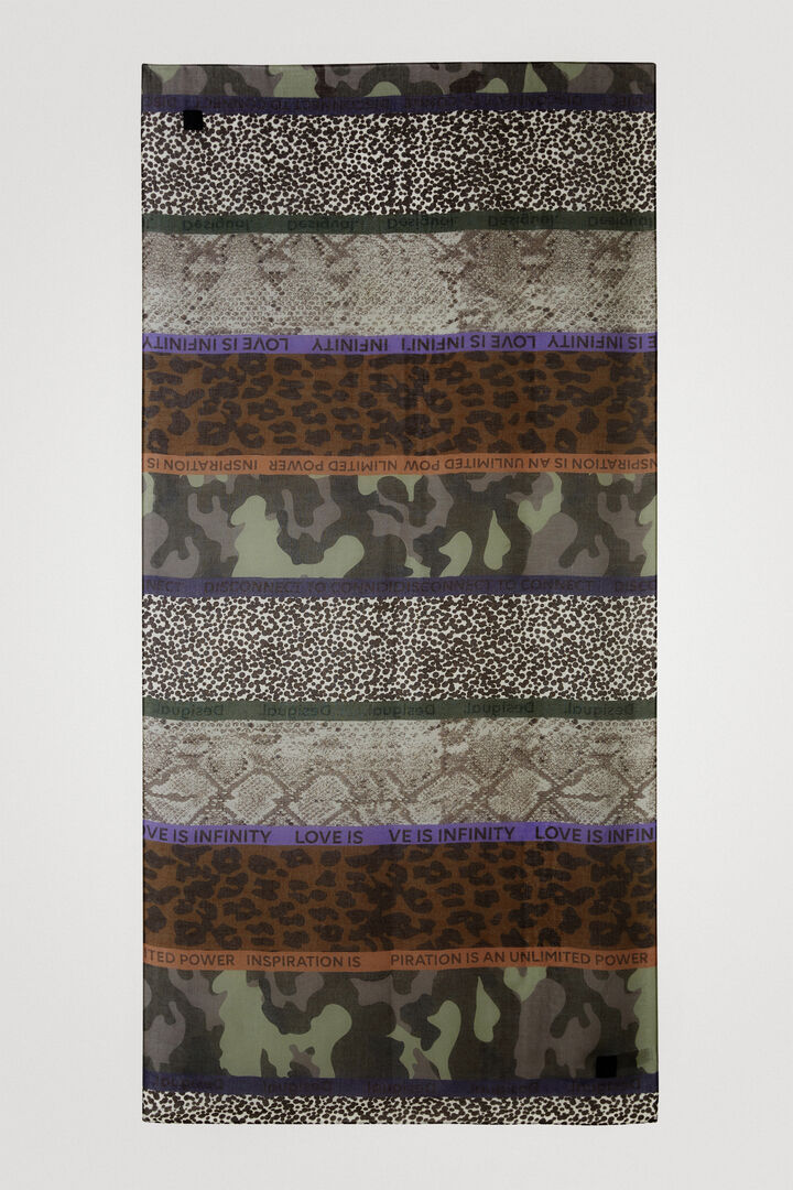 Foulard grande animal print | Desigual