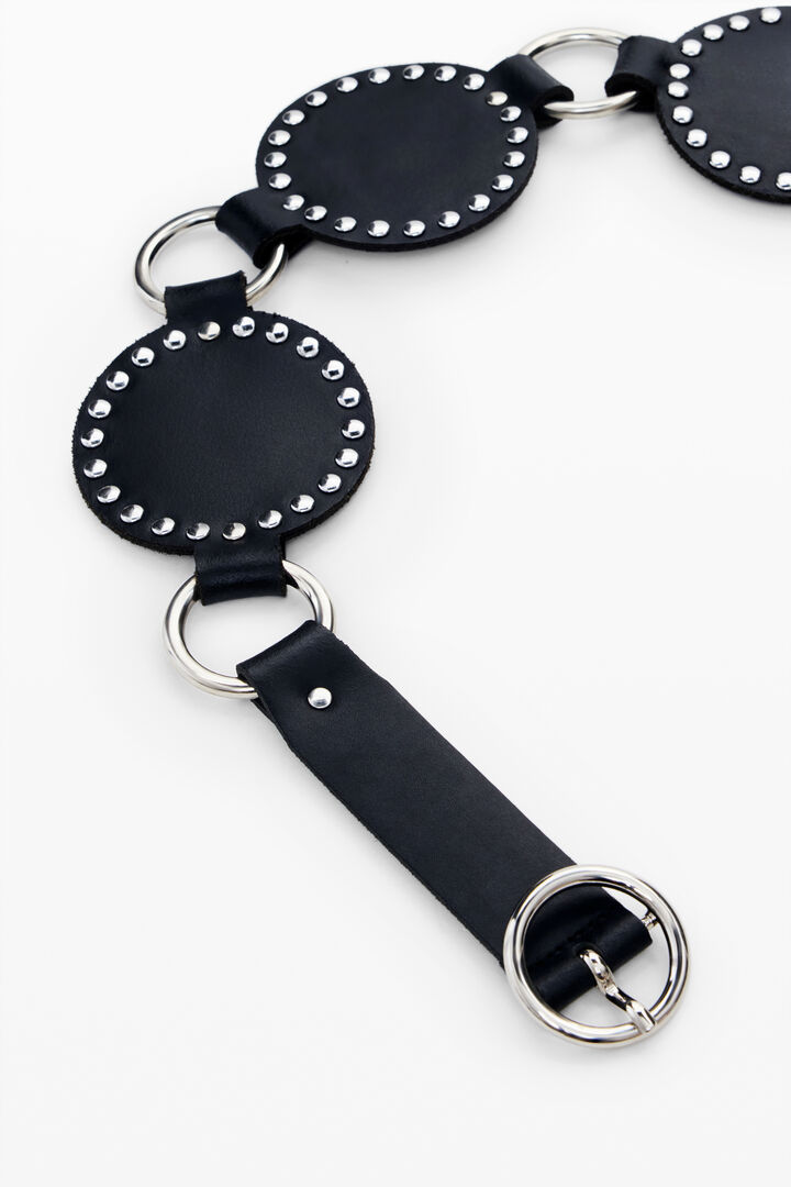 Articulated leather belt | Desigual