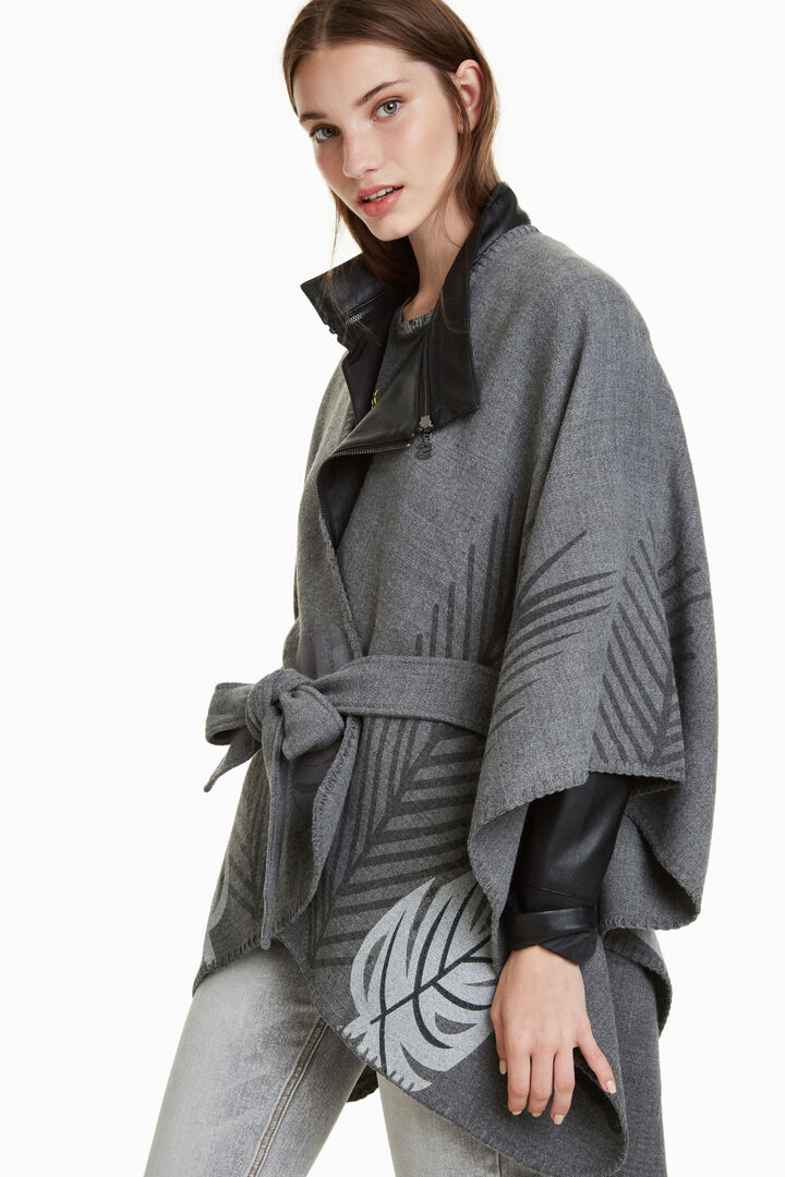 Open front jacket with belt | Desigual