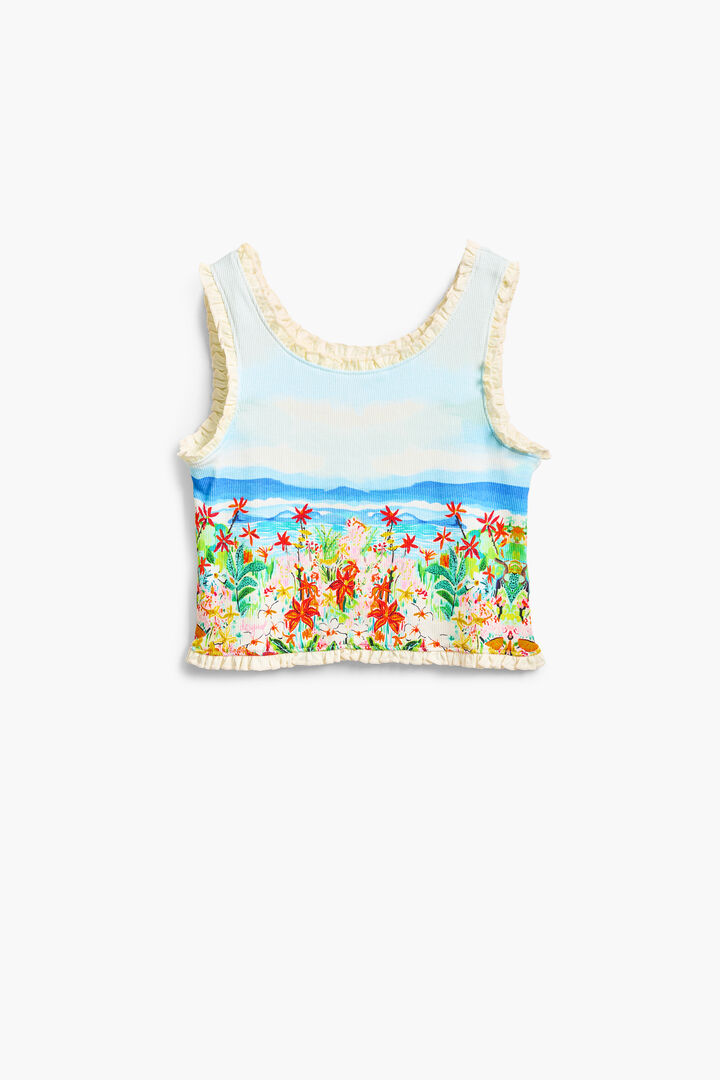 Landscape print T-shirt | Desigual