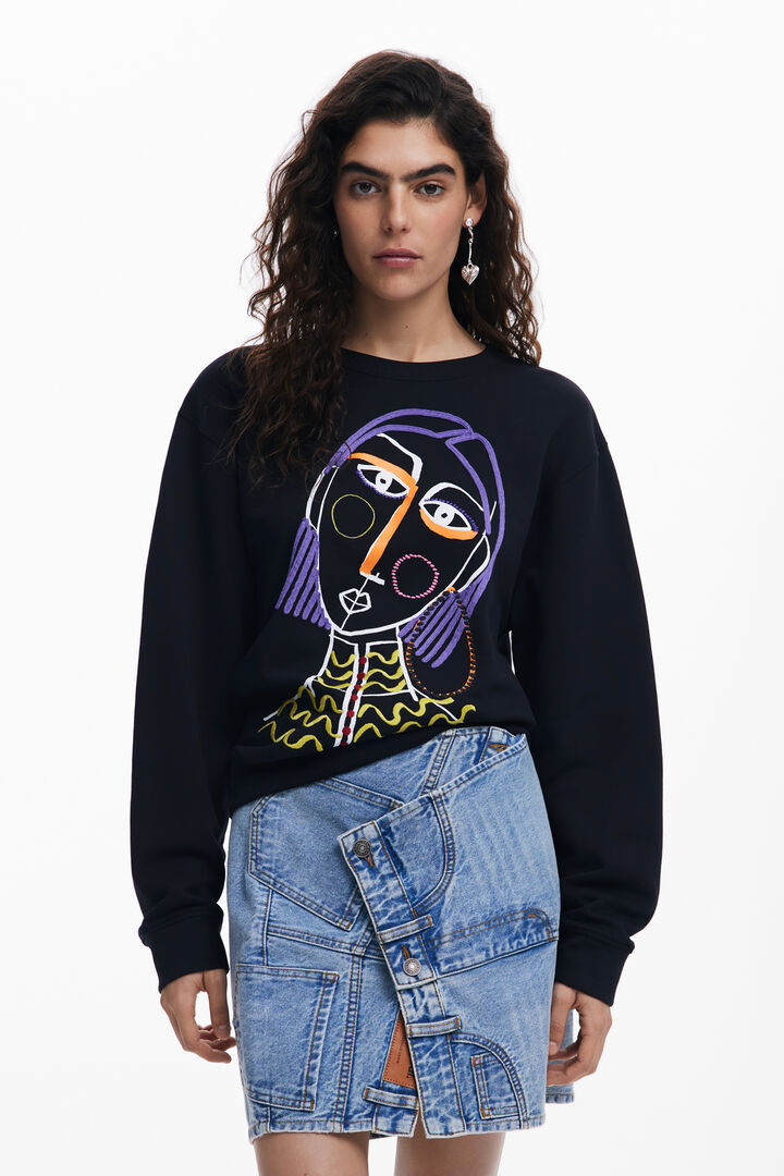 Printed sweatshirt | Desigual