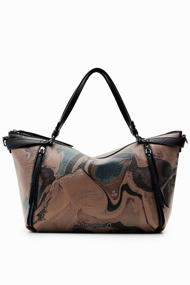 Large camouflage handbag | Desigual