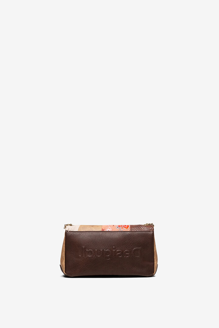 Boho bag reptile and floral patch | Desigual