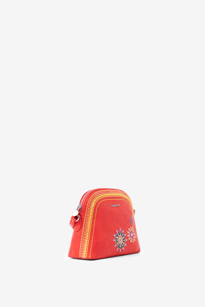 Borsa a tracolla con mandala ricamati | Desigual