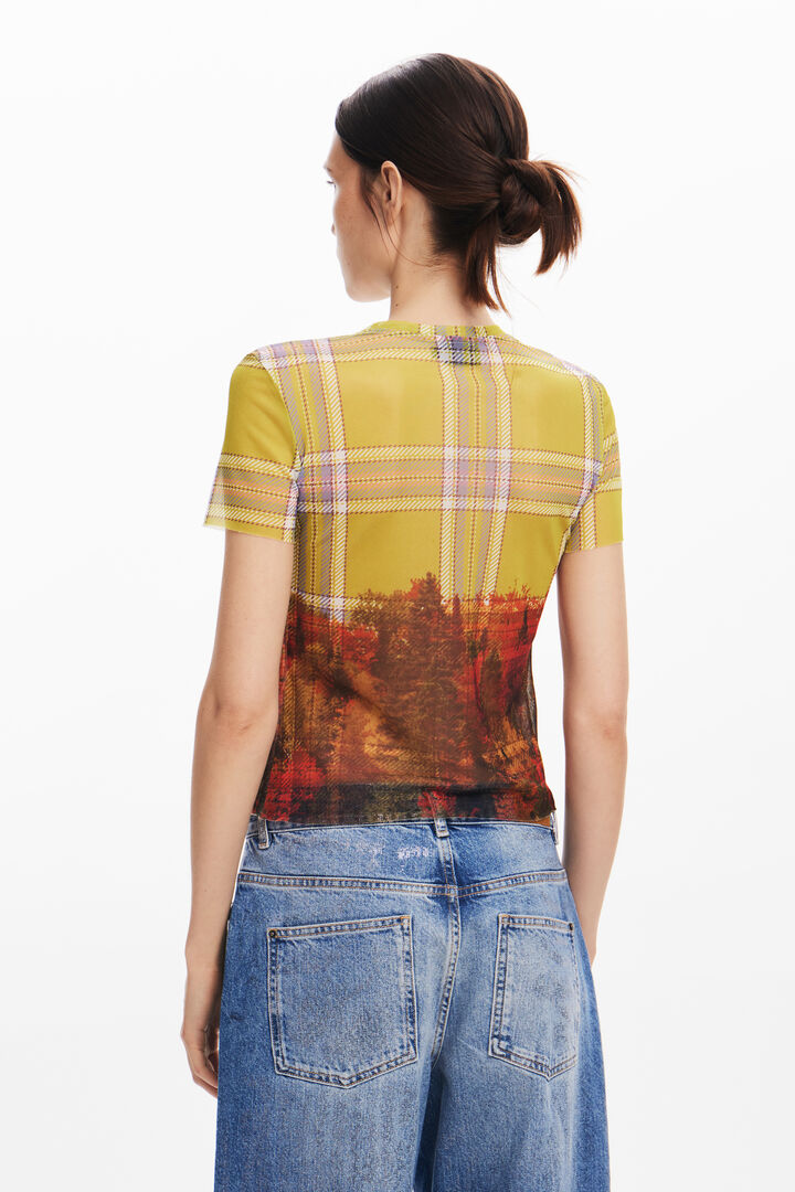 Camiseta tul estampado | Desigual