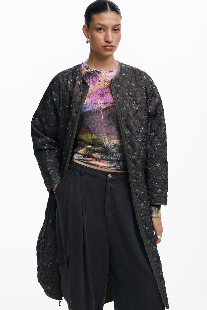 Abrigo largo acolchado | Desigual