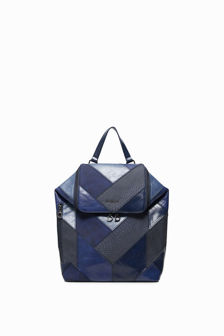 Backpack mosaic leather effect | Desigual