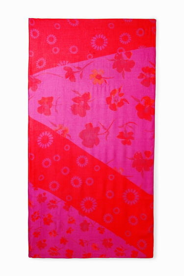 Fulard rectangular flors | Desigual