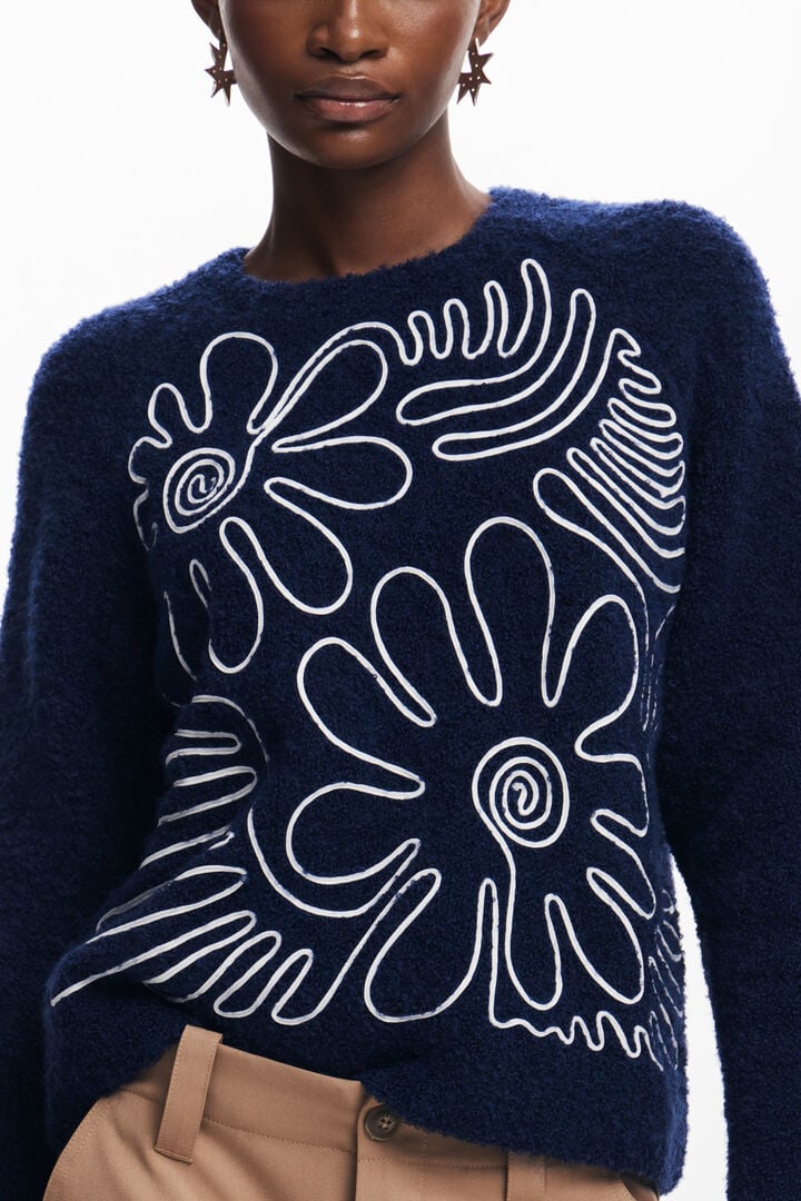 Floral print sweater | Desigual