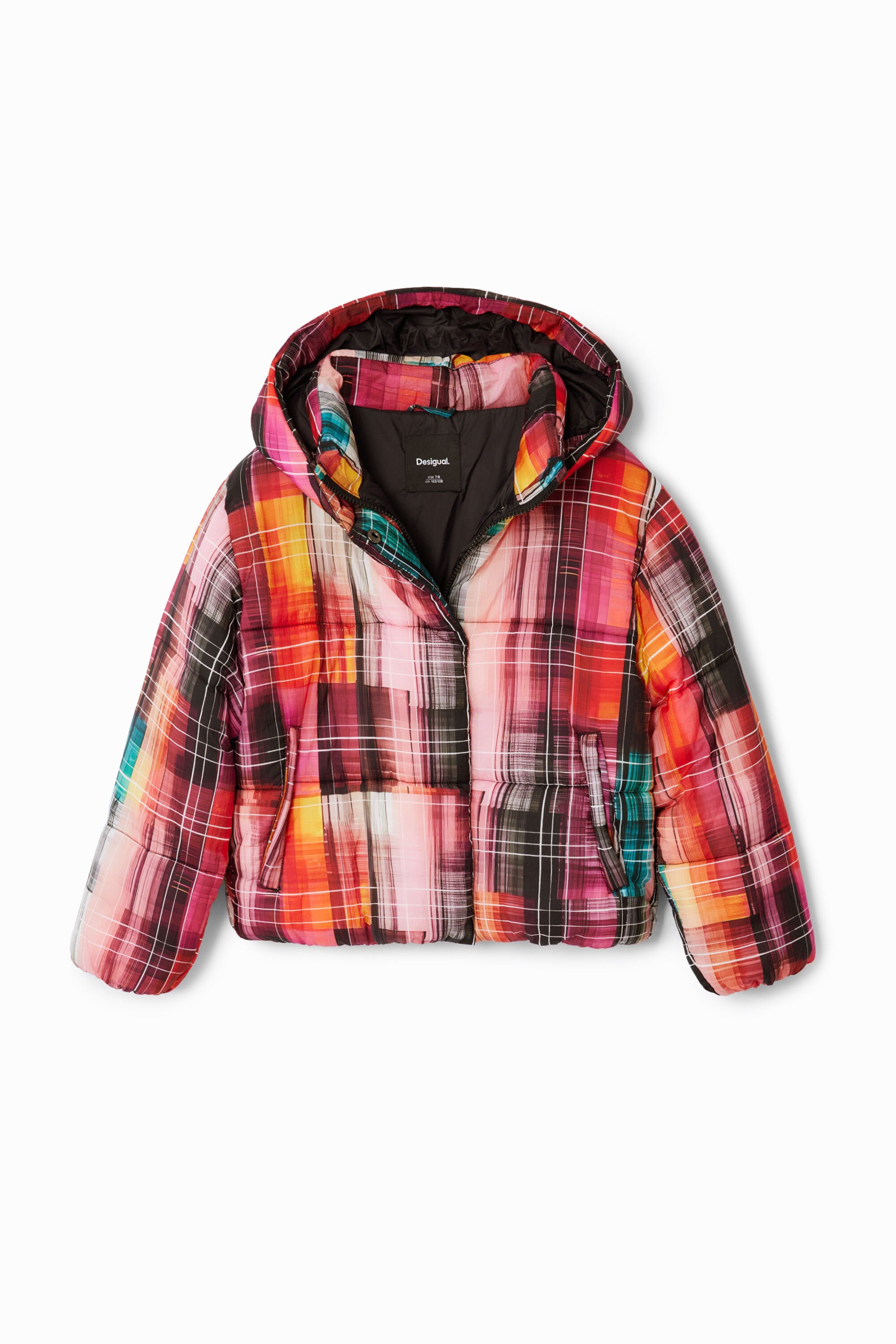 Desigual Women s Printed Padded Long Coat